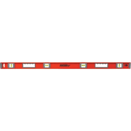 Johnson Level 48 In. Aluminum Magnetic Heavy-Duty I-Beam Level 1254-4800